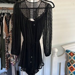 Zimmerman Black Romper